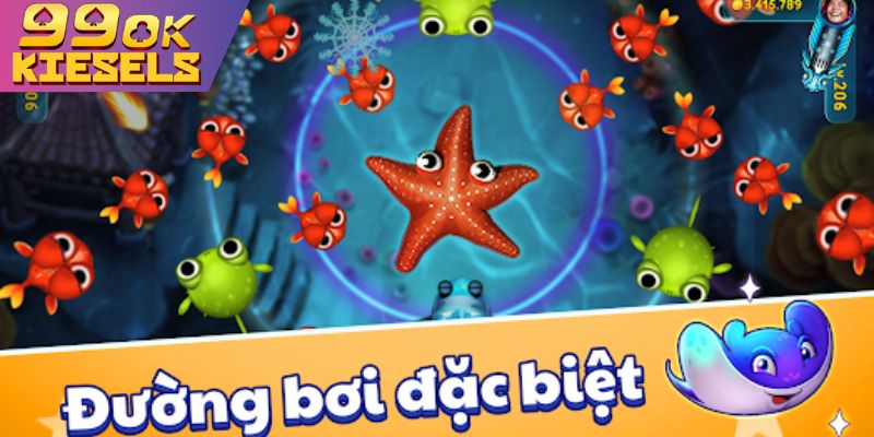 Giao diện tươi sáng và đầy màu sắc của Bắn Cá Ica.